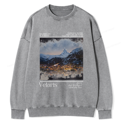 Pagewings Velaris Unisex Washed Sweatshirt