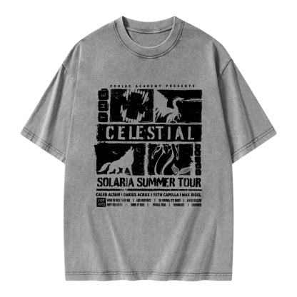 Pagewings The Celestial Heirs Unisex Washed T-shirt