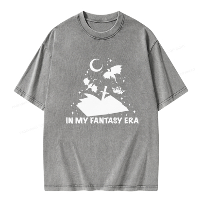 Pagewings In My Fantasy Era Unisex Washed T-shirt