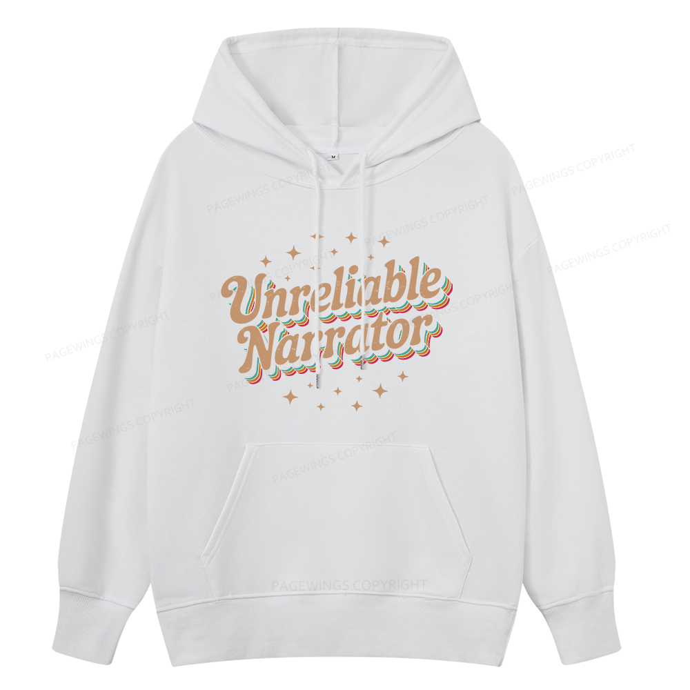 Pagewings Unreliable Narrator Unisex Classic Hoodie