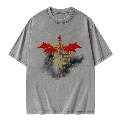 Pagewings We are the Thirteen Unisex Washed T-shirt