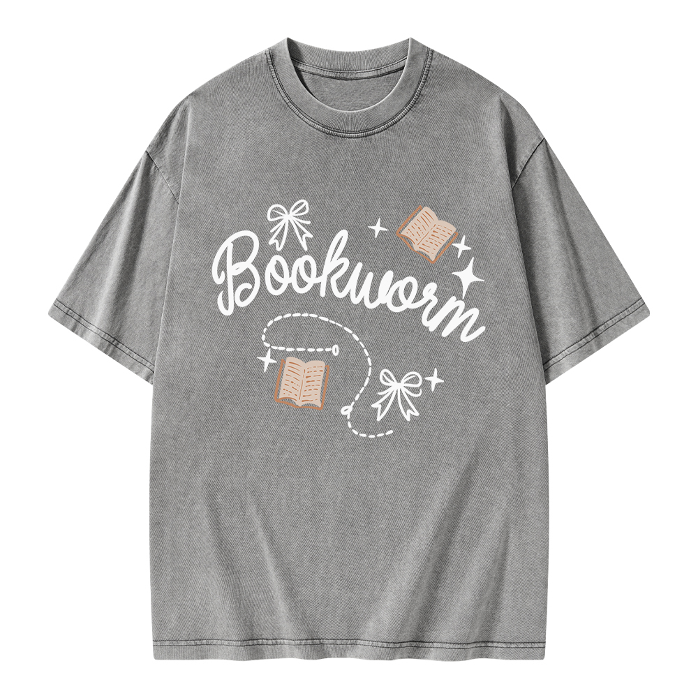 Pagewings Bookworm Unisex Washed T-shirt