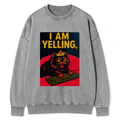 Pagewings Dungeon Crawler Carl Unisex Washed Sweatshirt