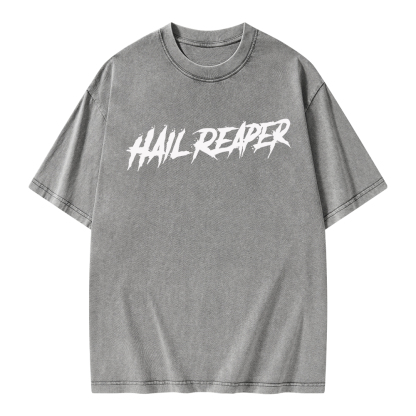 Pagewings Hail Reaper Unisex Washed T-shirt