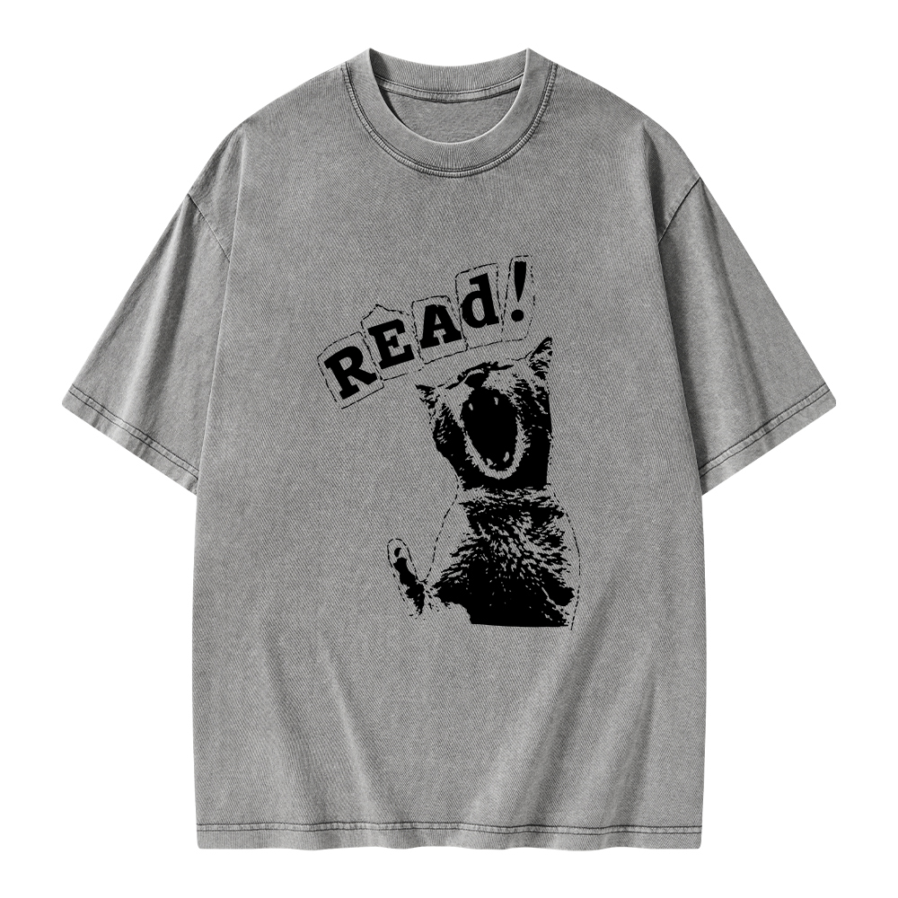 Pagewings Read Unisex Washed T-shirt
