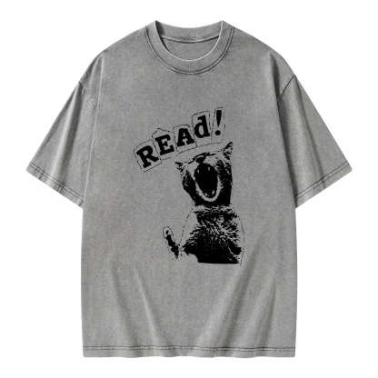 Pagewings Read Unisex Washed T-shirt