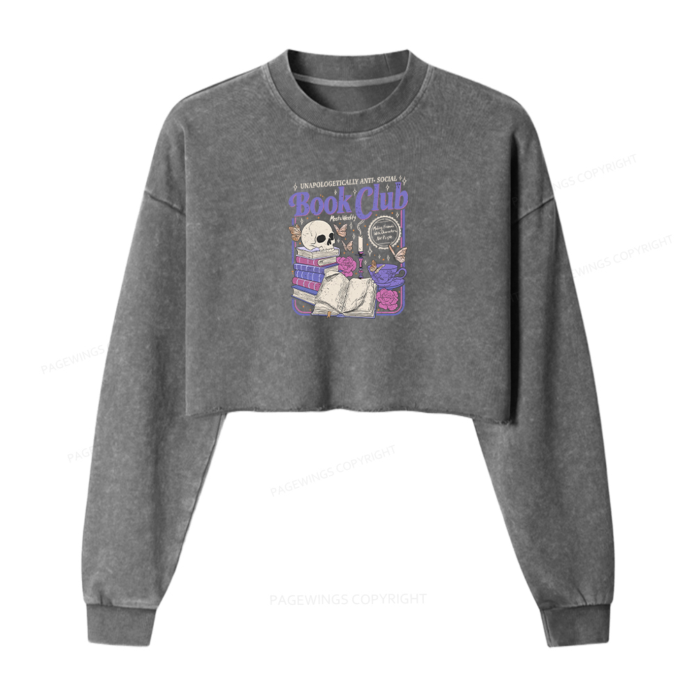 Pagewings Anti Social Book Club Shirt Sweatshirt