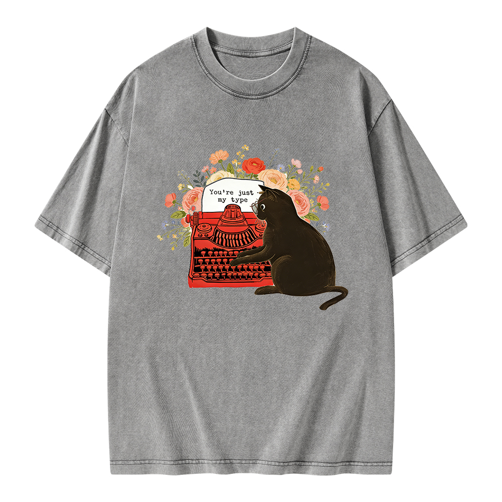 Pagewings You're Just My Type Unisex Washed T-shirt