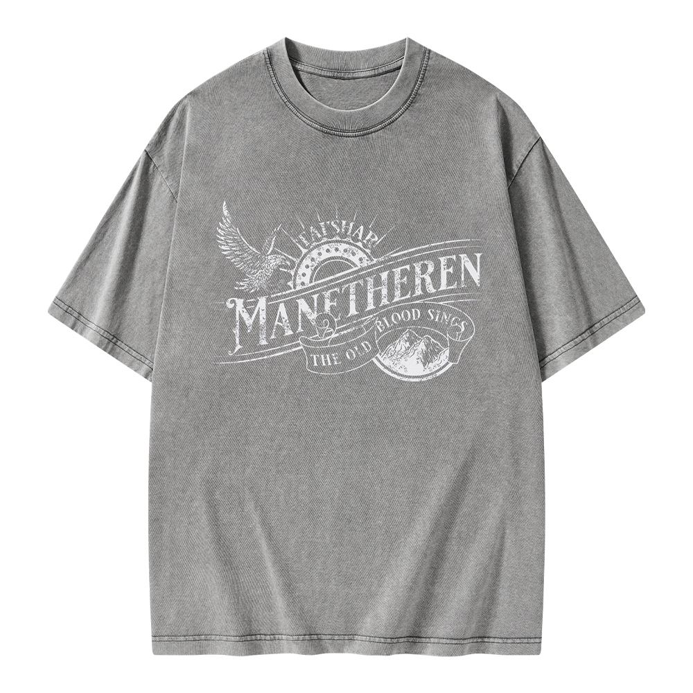 Pagewings Manetheren Unisex Washed T-shirt
