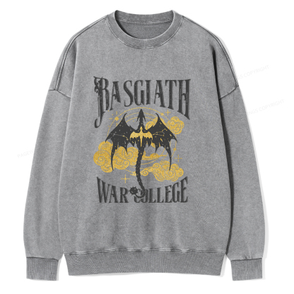 Pagewings Rasgiath Warcollege Unisex Washed Sweatshirt