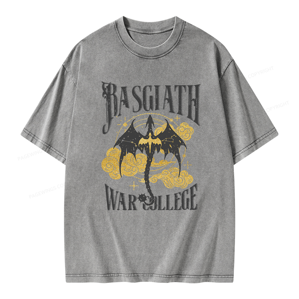 Pagewings Rasgiath Warcollege Unisex Washed T-shirt