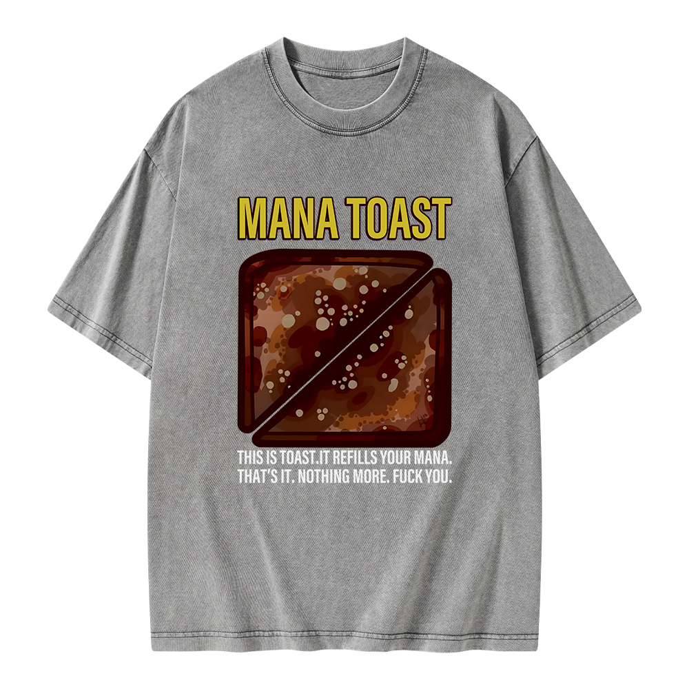 Pagewings Mana Toast Unisex Washed T-shirt