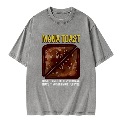 Pagewings Mana Toast Unisex Washed T-shirt