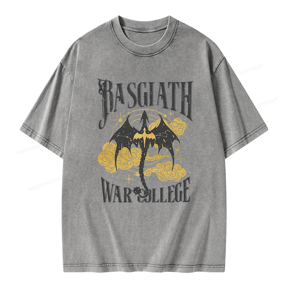 Pagewings Rasgiath Warcollege Unisex Washed T-shirt