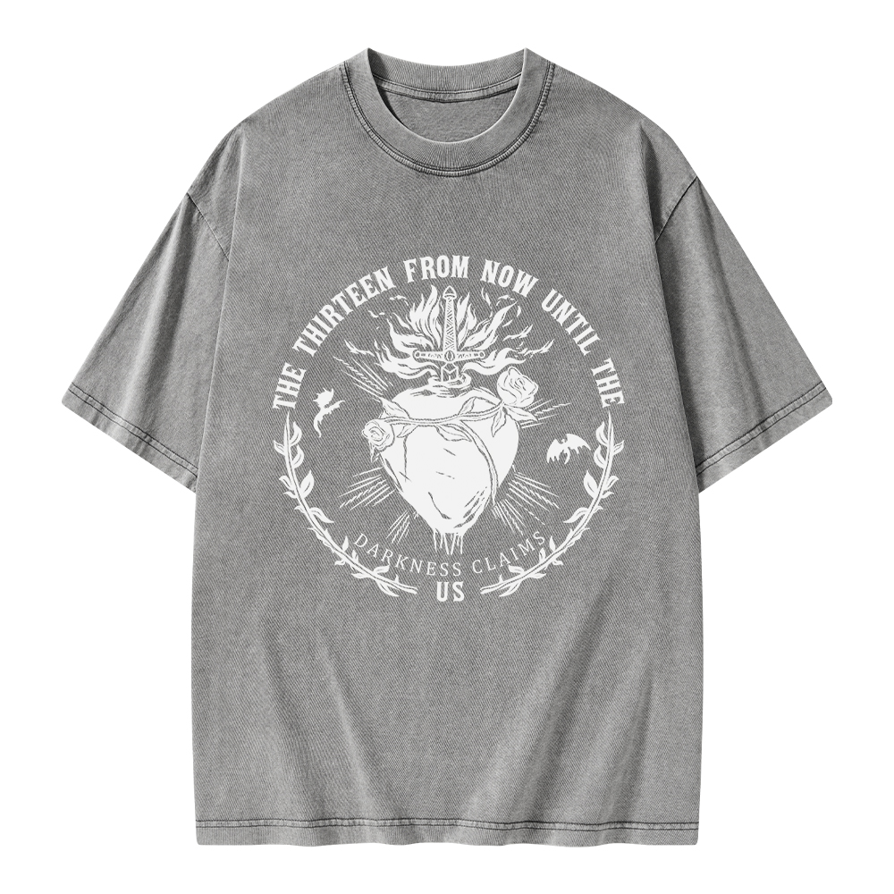 Pagewings The Thirteen Unisex Washed T-shirt