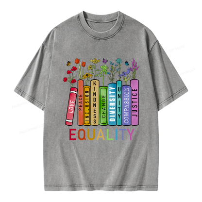 Pagewings Equal Rights Shirt Unisex Washed T-shirt