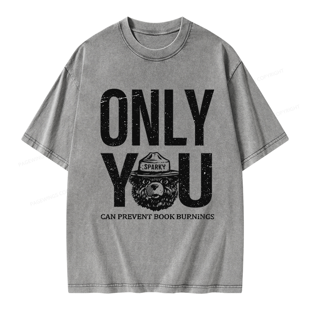 Pagewings Only You Unisex Washed T-shirt