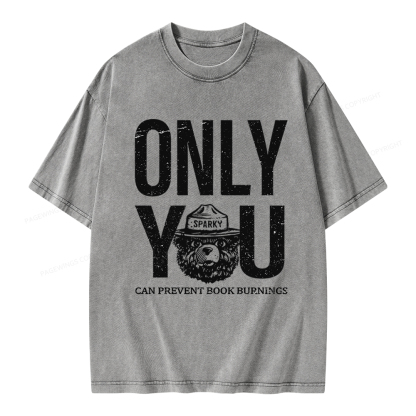 Pagewings Only You Unisex Washed T-shirt