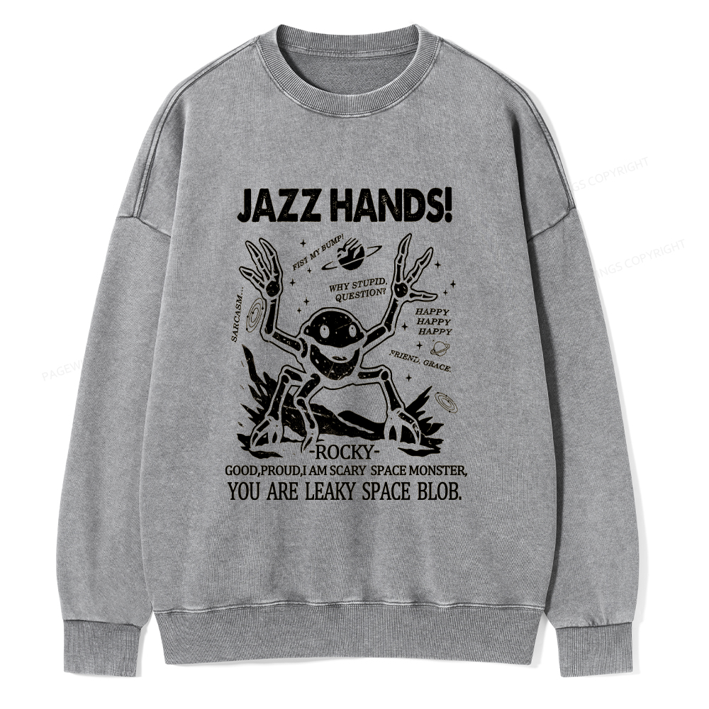 Pagewings You Sleep I Watch Unisex Washed Sweatshirt