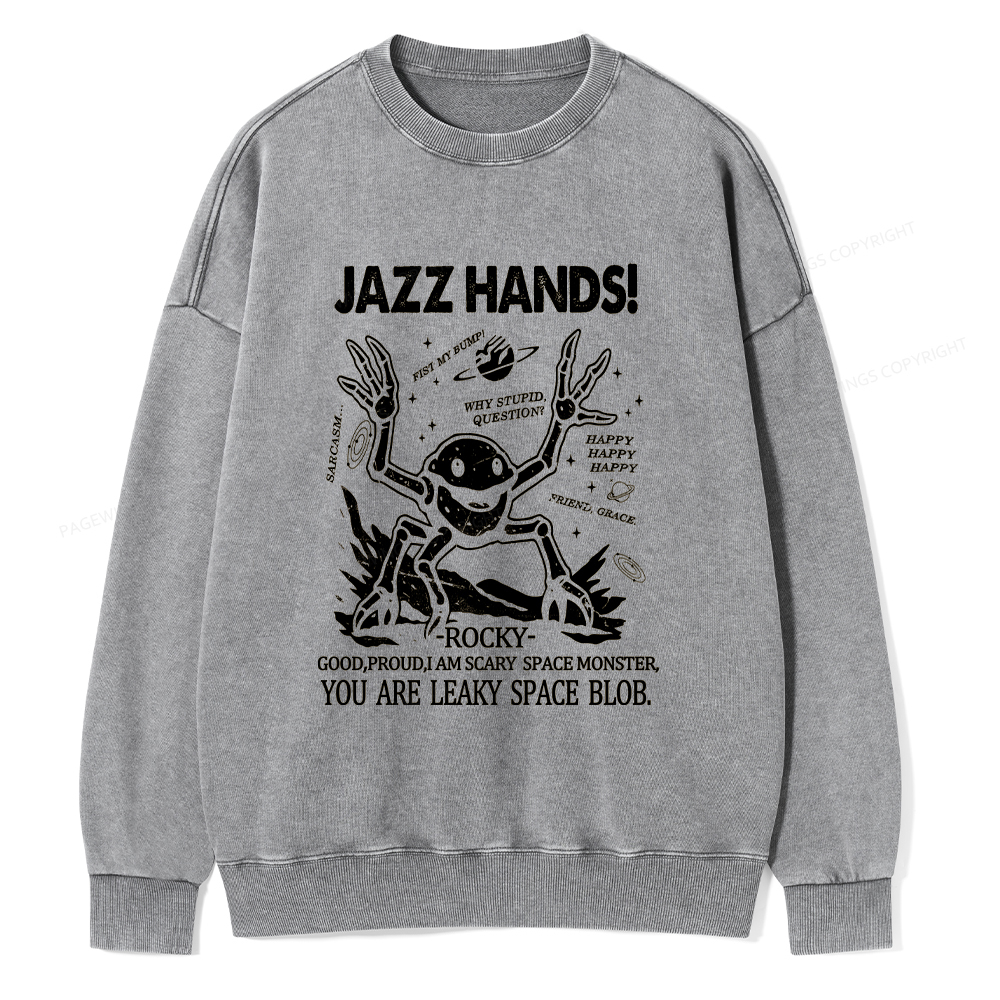 Pagewings You Sleep I Watch Unisex Washed Sweatshirt