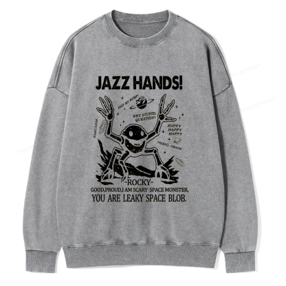 Pagewings You Sleep I Watch Unisex Washed Sweatshirt