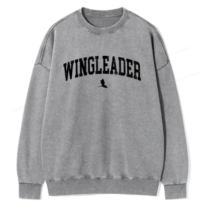 Pagewings Wingleader Unisex Washed Sweatshirt