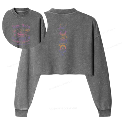 Pagewings Suriel Tea Co Washed Crop Sweatshirt