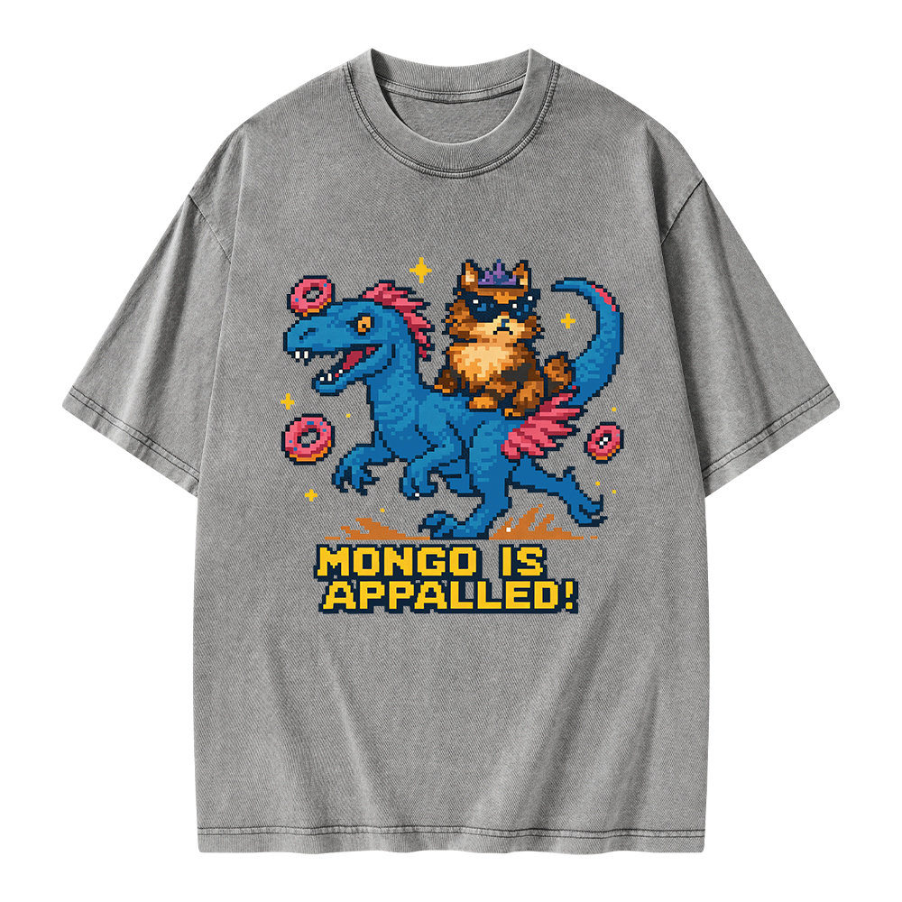Pagewings Mongo Is Appalled Unisex Washed T-shirt