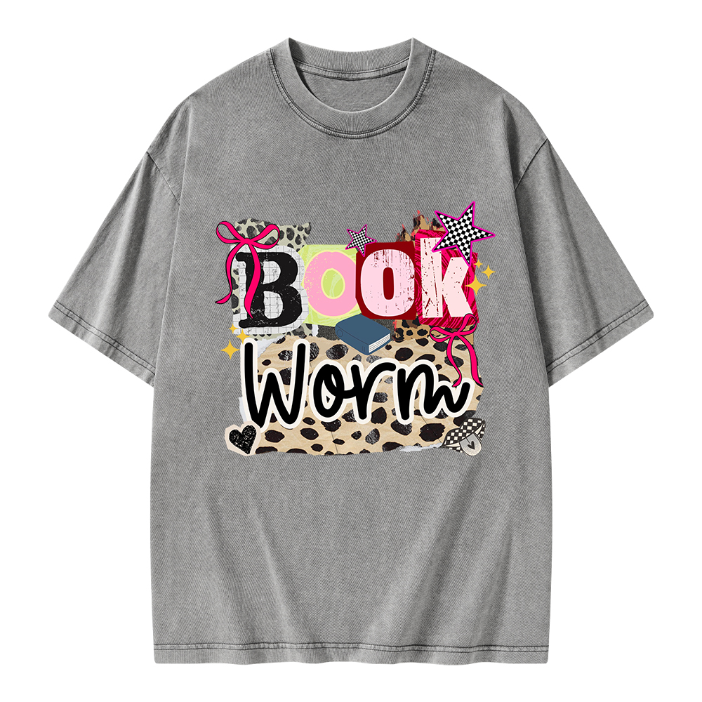Pagewings Bookworm Unisex Washed T-shirt