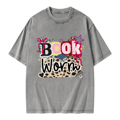 Pagewings Bookworm Unisex Washed T-shirt