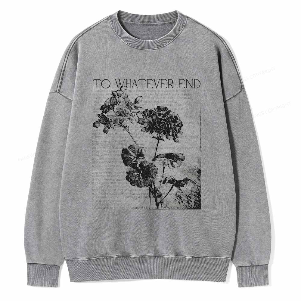 Pagewings TOG Fan Shirt Unisex Washed Sweatshirt