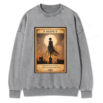 Pagewings Hope Unisex Washed Sweatshirt