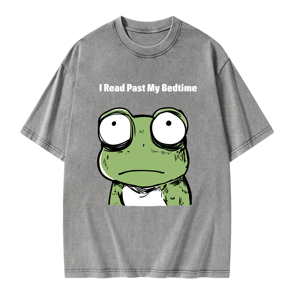 Pagewings I Read Past My Bedtime  Unisex Washed T-shirt