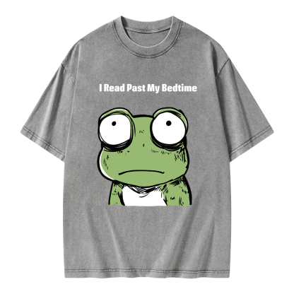 Pagewings I Read Past My Bedtime  Unisex Washed T-shirt