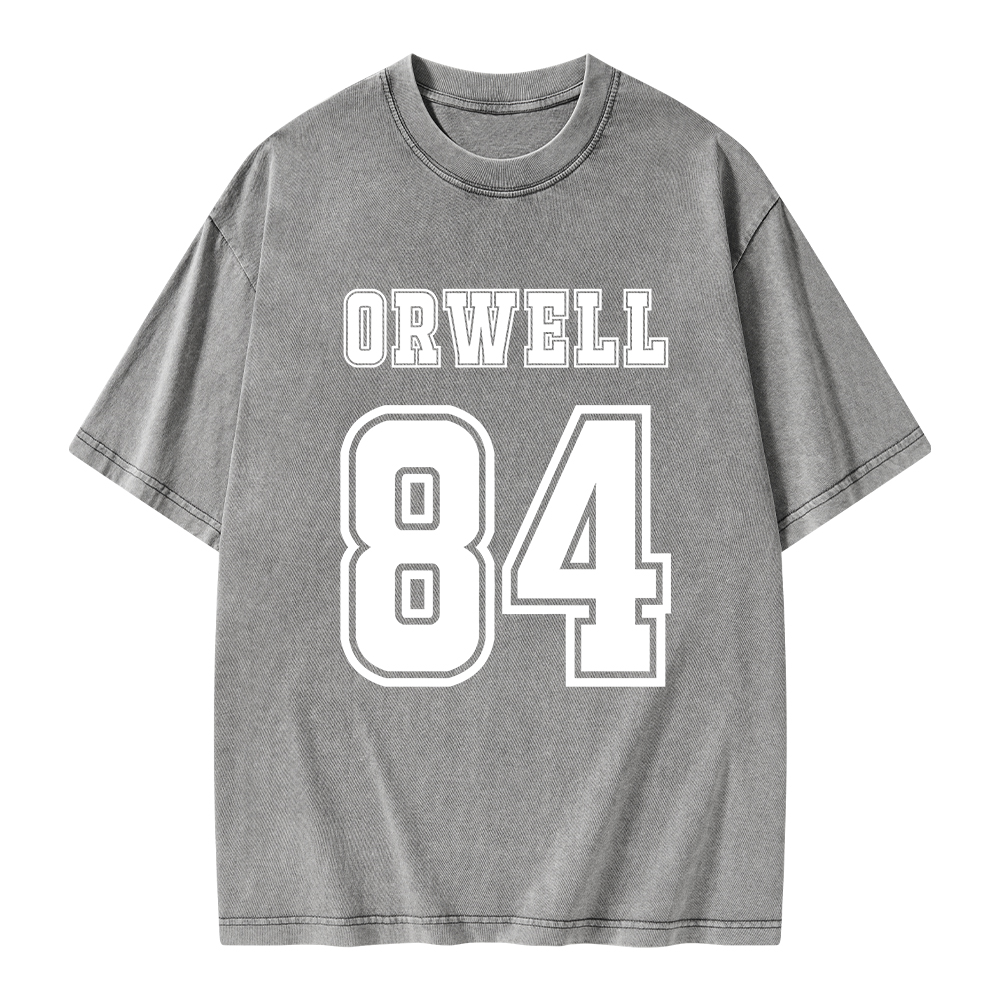 Pagewings Orwell 84 Unisex Washed T-shirt