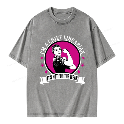 Pagewings Chief Librarian on Women's T-Shirt Unisex Washed T-shirt