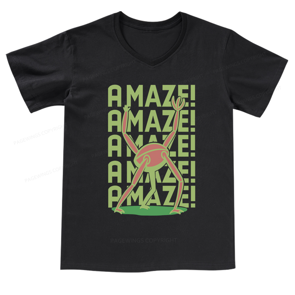 Pagewings Rocky Amaze V-neck T-shirt