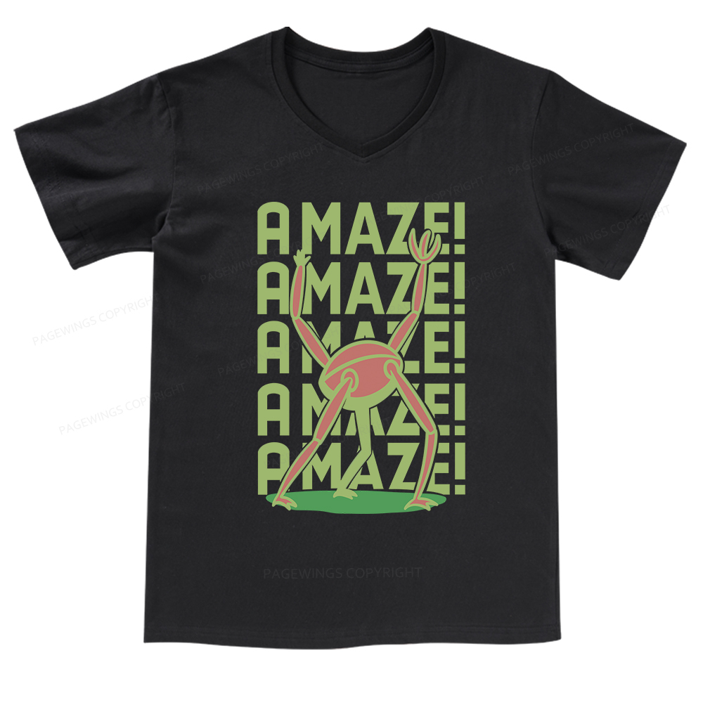 Pagewings Rocky Amaze V-neck T-shirt