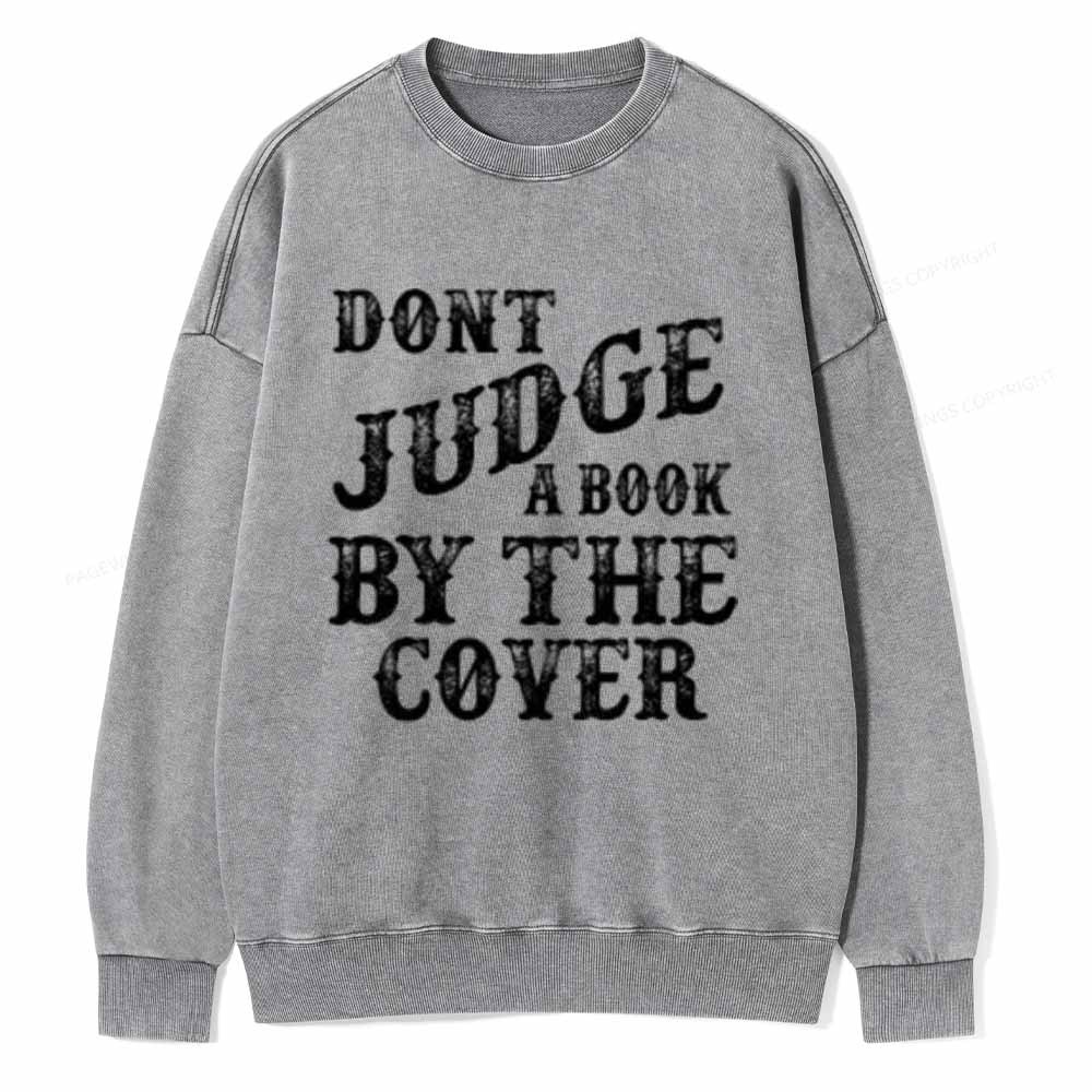 Pagewings Dont Judge a book by the Cover on Unisex Baseball T-Shirt Un