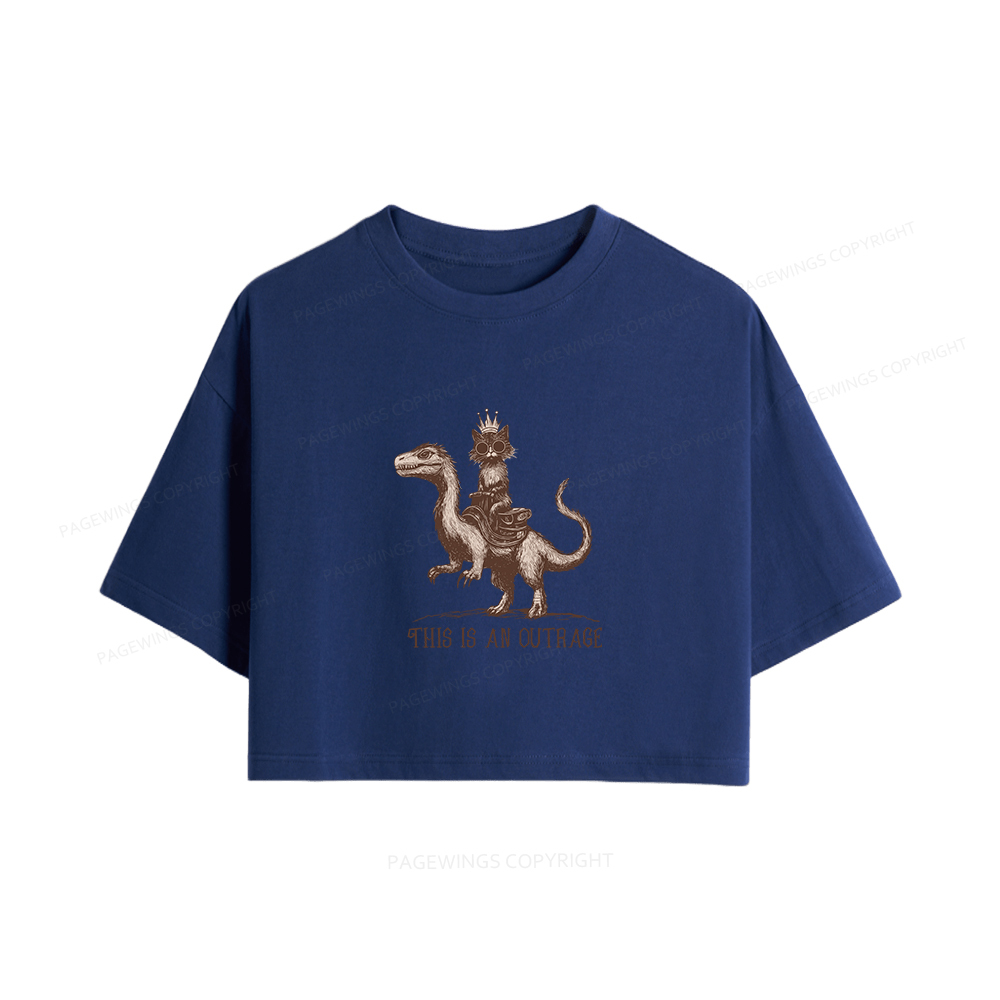 Pagewings Sci-Fi Book Lovers Women Crop Tops