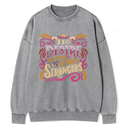 Pagewings Better Strangers Washed Sweatshirt