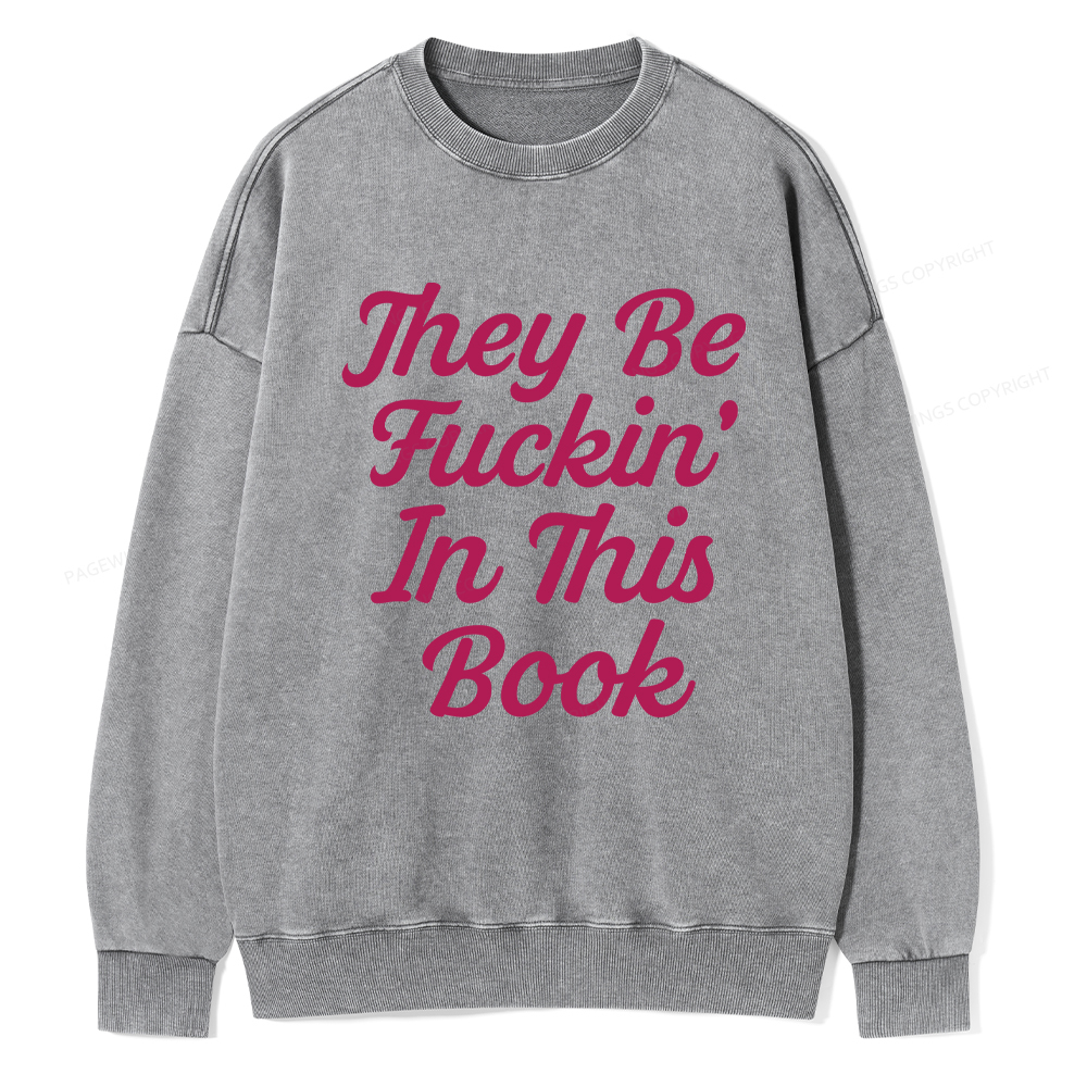 Pagewings Book Lover Washed Sweatshirt