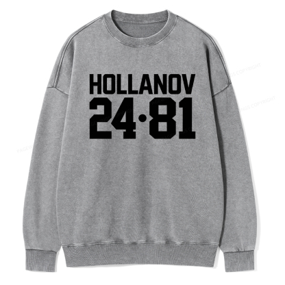 Pagewings Romance Numbers Washed Sweatshirt