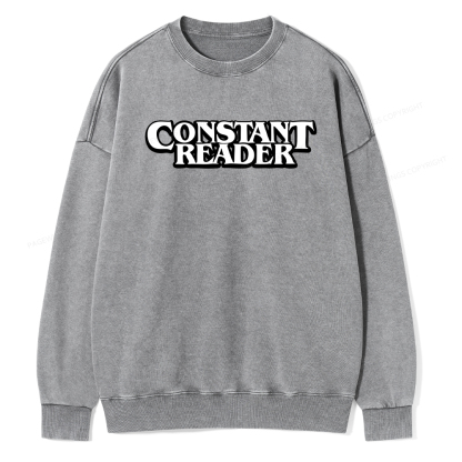 Pagewings Constant Reader Washed Sweatshirt