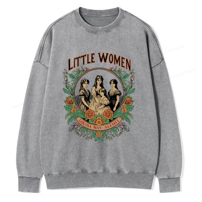 Pagewings Little Women Washed Sweatshirt