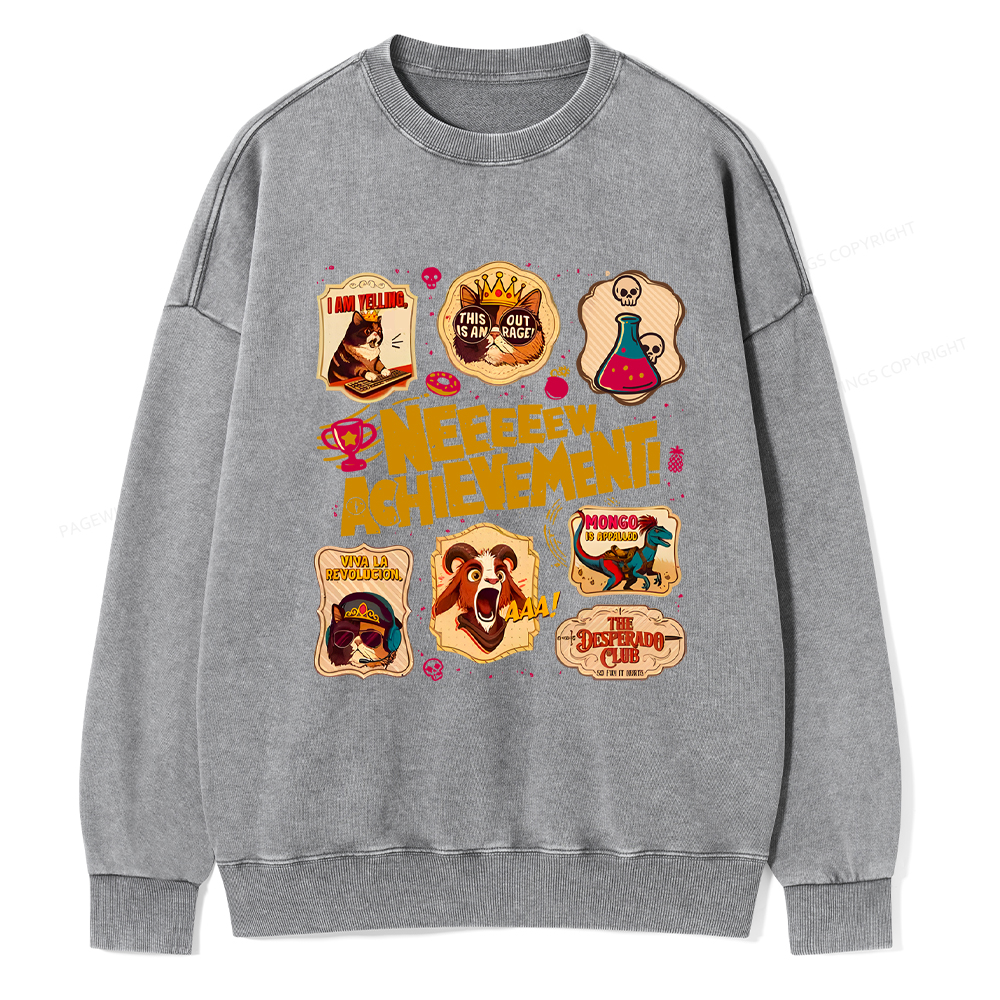 Pagewings New Achievement Washed Sweatshirt