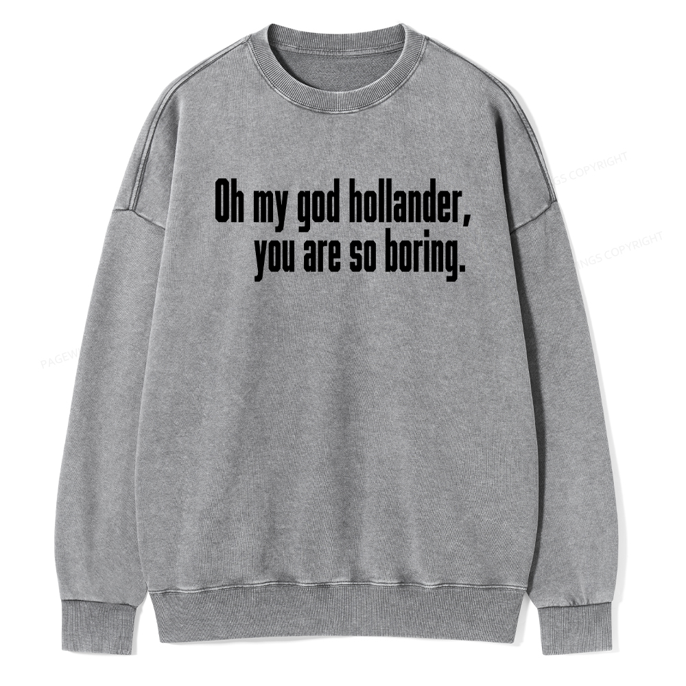 Pagewings So Boring Washed Sweatshirt