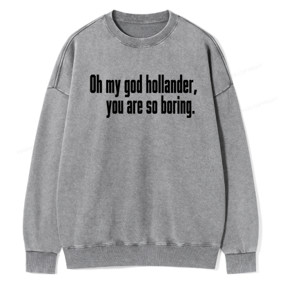 Pagewings So Boring Washed Sweatshirt