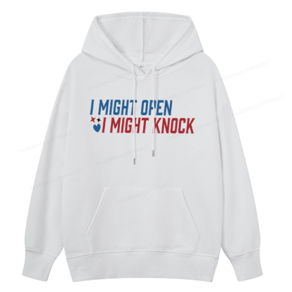 Pagewings I Might Knock Unisex Classic Hoodie