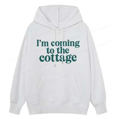 Pagewings I'm Coming To The Cottage Unisex Classic Hoodie